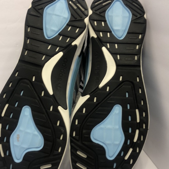 Adidas NWT/WOB Mens Size 12 Sl 7200 LaceUp Sneakers Shoes Casual Black Gray teal - Picture 7 of 8